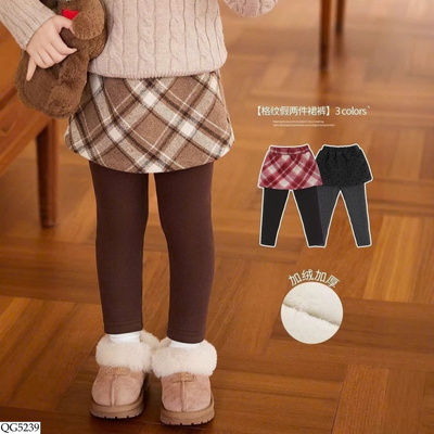 QG5239 QUẦN LEGGING GIẢ VÁY BÉ GÁI