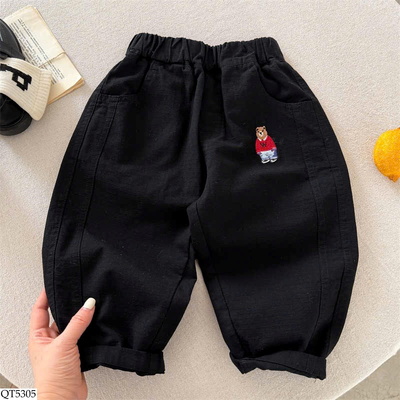 QT5305 QUẦN DÀI THÊU GẤU MIMIYAN