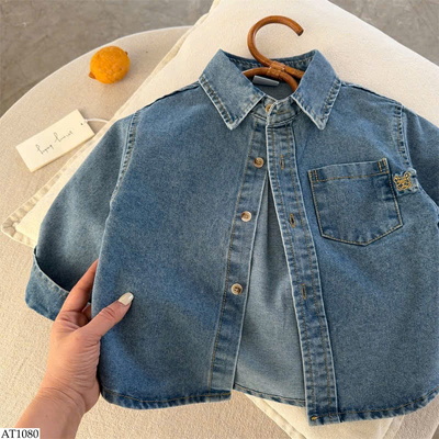 AT1080 ÁO SƠ MI JEAN CHỮ LƯNG MIMIYAN