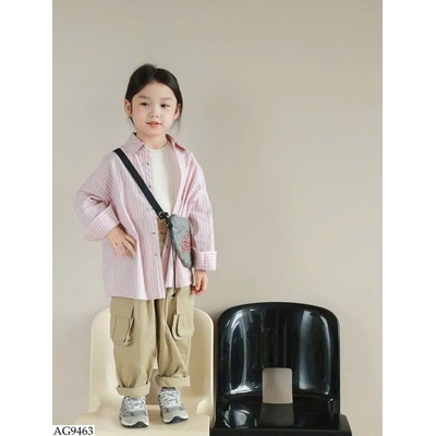 AG9463 ÁO SƠ MI KẺ SỌC BG