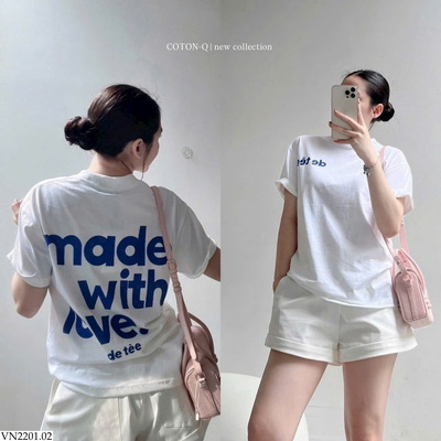 VN2201.02 ÁO PHÔNG CHỮ CHO NỮ