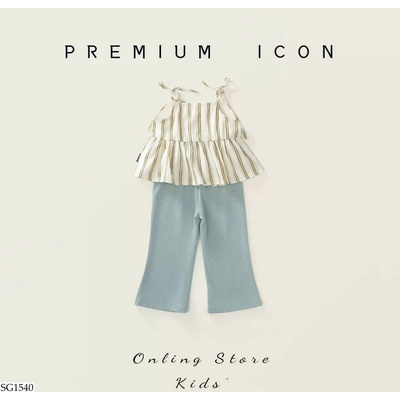 SG1540 SET ÁO 2 DÂY QUẦN LOE PREMIUM