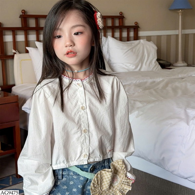 AG9475 ÁO SƠ MI MIX REN BG
