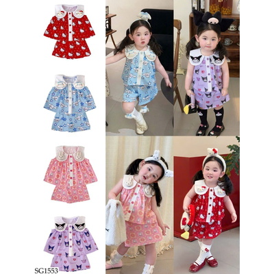 SG1553 BỘ HÈ HOẠT HÌNH CUTE BG