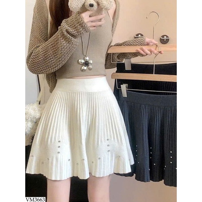 VM3663 CHÂN VÁY XẾP LY NỮ