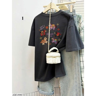 AM1886 ÁO THUN NGẮN TAY IN HÌNH NGỰA