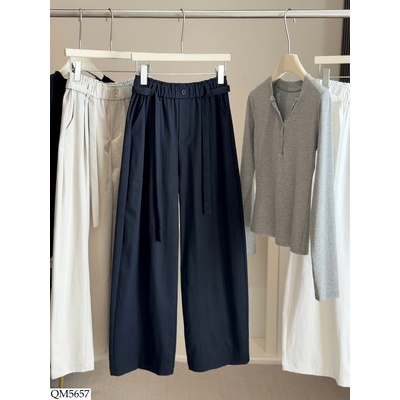 QM5657 QUẦN ỐNG RỘNG LƯNG CHUN