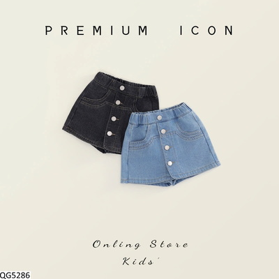 QG5286 QUẦN GIẢ VÁY PREMIUM BÉ GÁI
