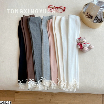 QG5293 QUẦN LEGGING VIỀN REN CHO BG