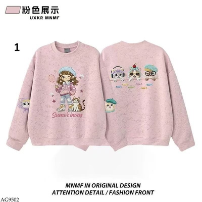 AG9502 ÁO NỈ MÈO CHO BÉ GIÁ MỚI
