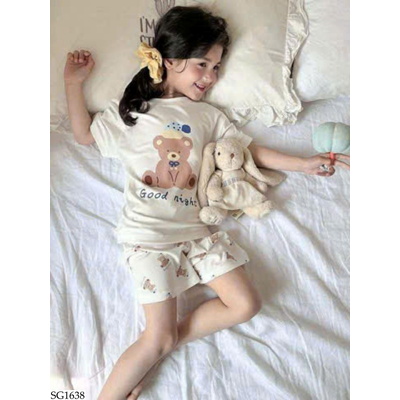 SG1638 BỘ NGỦ GẤU CỘC TAY AMBB