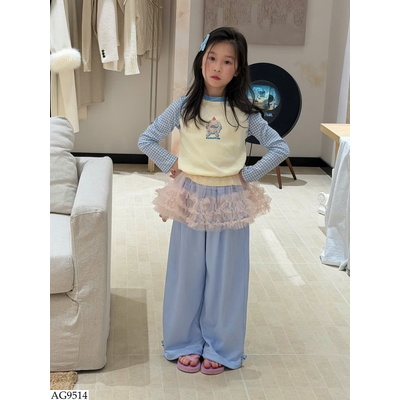 AG9514 ÁO TAY KẺ CHO BÉ