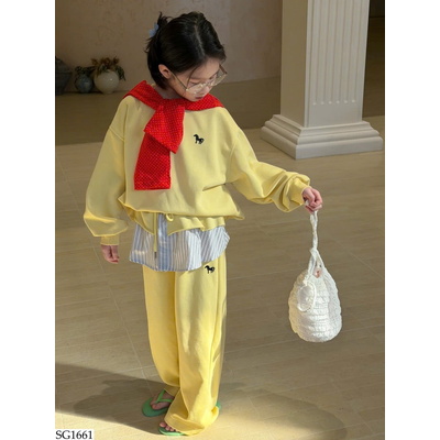 SG1661 BỘ NỈ THÊU NGỰA BG