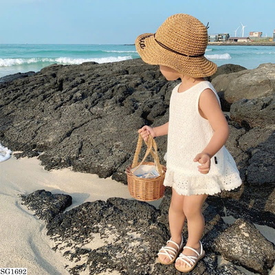SG1692 SET ÁO SÁT NÁCH HỞ LƯNG MIX CV REN BG