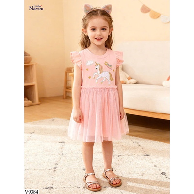 V9384 VÁY BÉ GÁI Little Maven