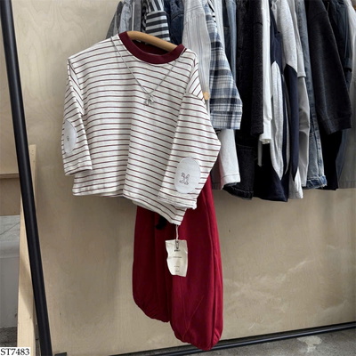 ST7483 ÁO KẺ PHỐI QUẦN CHO BT