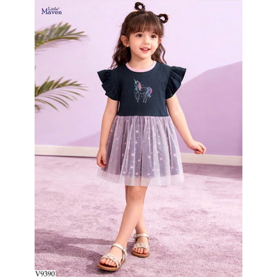 V9390 VÁY BÉ GÁI Little Maven