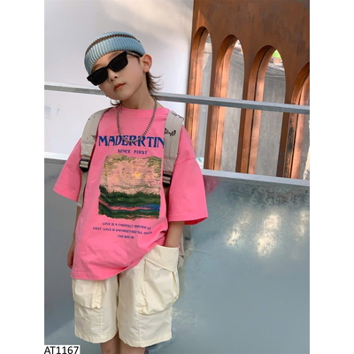 AT1167 ÁO CỘC TAY HỌA TIẾT CHO BÉ