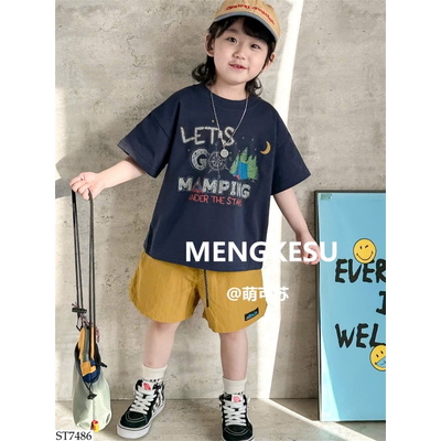 ST7486 SET ÁO PHÔNG MIX QUẦN SHORT MENGKESU