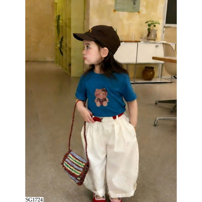 SG1724 SET ÁO KITTY MIX QUẦN TRẮNG BG
