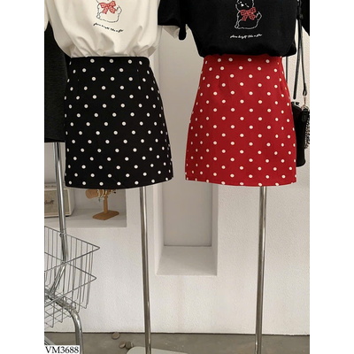 VM3688 CHÂN VÁY CHẤM BI CHO NỮ
