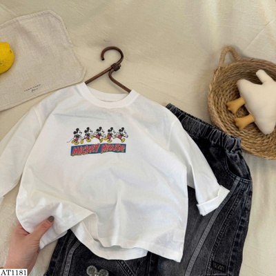 AT1181 ÁO THUN CHUỘT MICKEY CHO BÉ