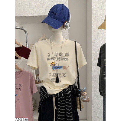 AM1988 ÁO THUN HÌNH CÚN NỮ