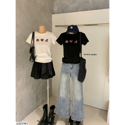 AM1981 ÁO THUN CỘC TAY HÃNG W.G.W.E