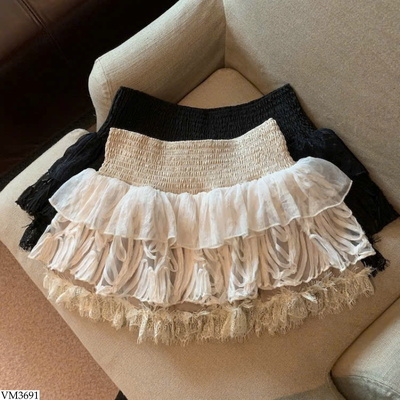 VM3691 CHÂN VÁY REN BÈO NỮ