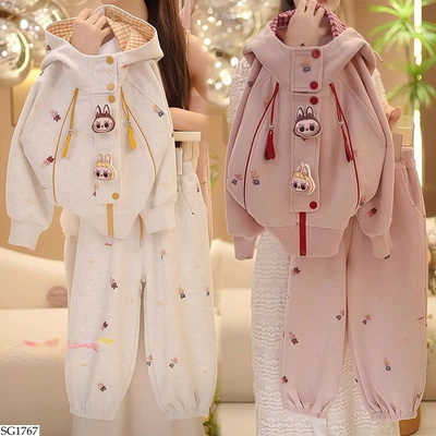 SG1767 BỘ NỈ LABUBU CHO BÉ