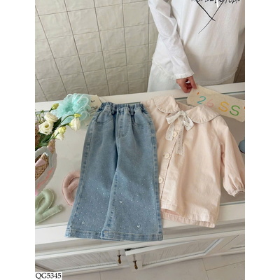 QG5345 QUẦN JEAN ỐNG LOE CHO BG