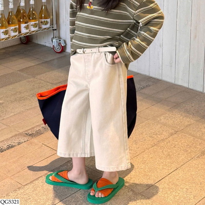 QG5321 QUẦN LỬNG ỐNG RỘNG BG