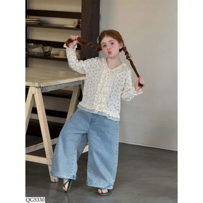 QG5330 QUẦN JEAN SUÔNG BG