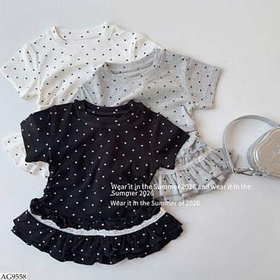 AG9558 ÁO THUN CHẤM BI BG