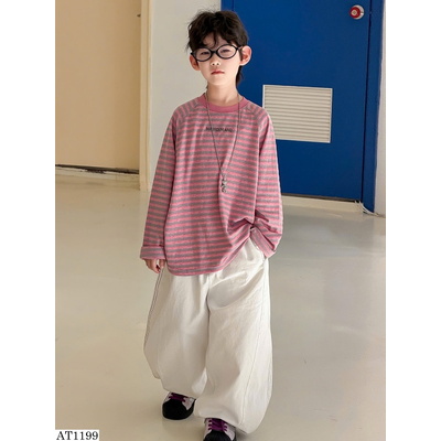 AT1199 ÁO THUN DÀI TAY KẺ SỌC BT