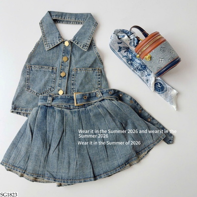 SG1823 SET JEAN KÈM THẮT LƯNG CHO BÉ
