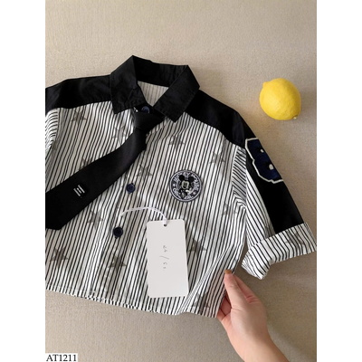 AT1211 ÁO SƠ MI KÈM CÀ VẠT CHO BT