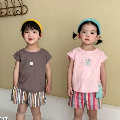 S2661 BỘ SHORT CHO BÉ