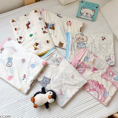 CG1055 CHĂN HÈ HỌA TIẾT CUTE CHO BÉ