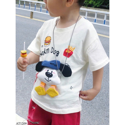 AT1209 ÁO PHÔNG CÚN 3D CHO BÉ