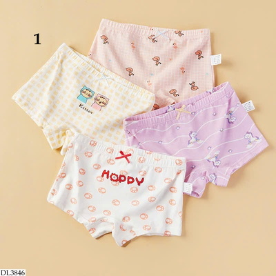 DL3846 SET 4 QUẦN CHIP BÉ GÁI