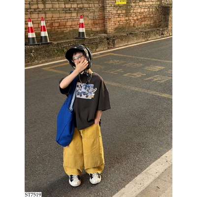 ST7519 ÁO PHÔNG MICKEY PHỐI QUÂN THỤNG HÃNG TAIRU