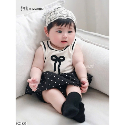 SG1833 BỘ HÈ NƠ CHẤM BI SZ NHÍ