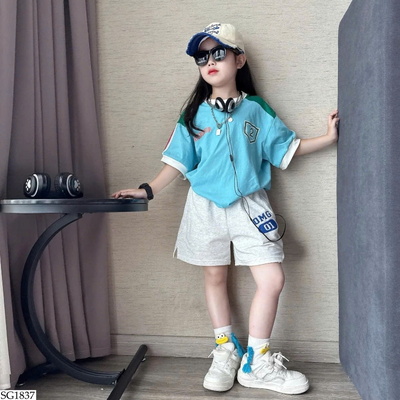 SG1837 BỘ THỂ THAO CỘC TAY CHO BÉ
