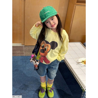 SG1851 SET ÁO CHUỘT MICKEY MIX QUẦN JEANS LỬNG BG