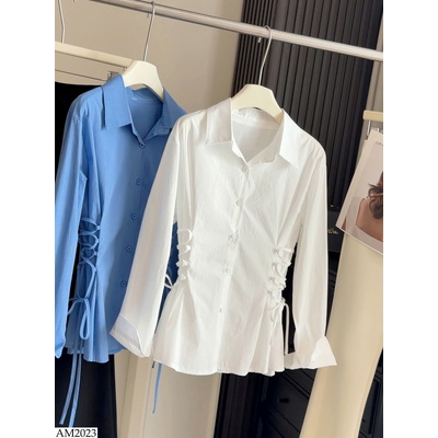 AM2023 ÁO SƠ MI THẮT EO CHO NỮ ANNA