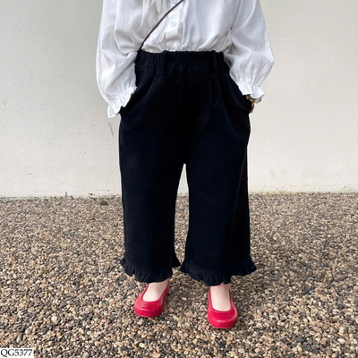 QG5377 QUẦN VIỀN BÈO CHO BÉ GÁI