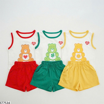 ST7534 SET BỘ SÁT NÁCH HÌNH GẤU CHO BÉ