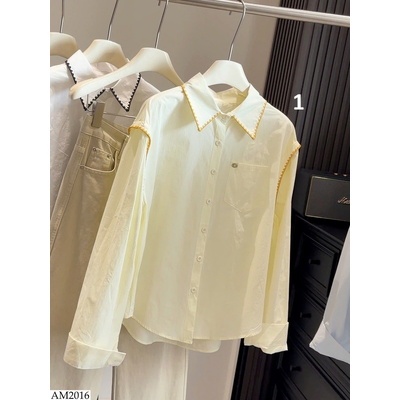 AM2016 ÁO SƠ MI PHỐI VIỀN ANNA