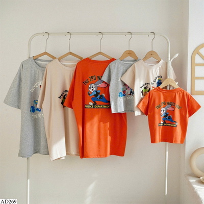 AD269 ÁO PHÔNG HOẠT HÌNH GIA ĐÌNH